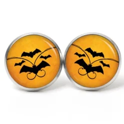 Ohrstecker, Ohrhänger, Clipse Halloween Fledermaus