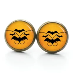 Ohrstecker, Ohrhänger, Clipse Halloween Fledermaus