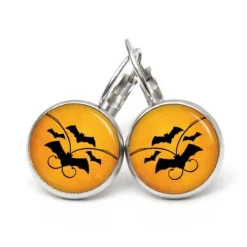 Ohrstecker, Ohrhänger, Clipse Halloween Fledermaus