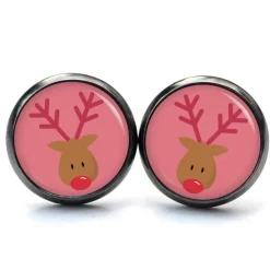 Ohrstecker, Ohrhänger, Clipse Weihnachten Rudolph XMas Christmas Reindeer