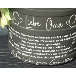 Oma Opa Geschenk, personalisiertes Geburtstagsgeschenk zum 70./75./80. Garten Geschenkidee Großeltern