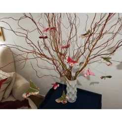 Origami Schmetterling Stoffschmetterling Ostern Deko Anhänger