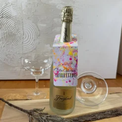 Original handgemachte Flaschenanhänger bunt kein Druck. Geschenkverpackung Anhänger, Geschenk Anhänger