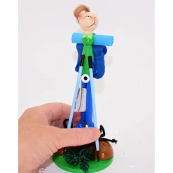 Originelles Geldgeschenk für Wanderer, Wanderin & Nordic Walking – Handgemachte Figur zum Geburtstag