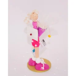 Originelles Geldgeschenk zur Einschulung – Handgemachte Schulanfänger-Figur aus Holz