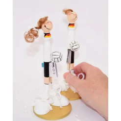 Originelles Geldgeschenk für Handballer und Handballerin – Handgemachte Figur aus Holz