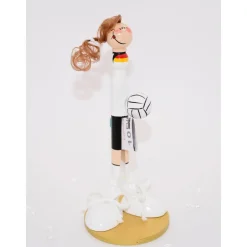Originelles Geldgeschenk für Handballer und Handballerin – Handgemachte Figur aus Holz