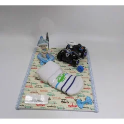 Originelles Geldgeschenk zur Geburt, Taufe oder Geburtstag für Jungen mit Automotiven – Baby Bube Szene