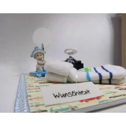 Originelles Geldgeschenk zur Geburt, Taufe oder Geburtstag für Jungen mit Automotiven – Baby Bube Szene