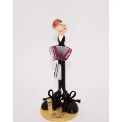 Originelles Geldgeschenk: Handgefertigte Akkordeonspieler Figur – Perfektes Geschenk für Akkordeonspieler & Akkordeonspielerinnen zum Geburtstag