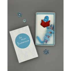 Originelles Geschenk für Bücherwurm – handgemachte Geschenkbox für Leseratten