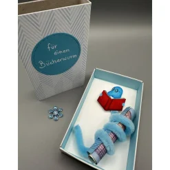 Originelles Geschenk für Bücherwurm – handgemachte Geschenkbox für Leseratten