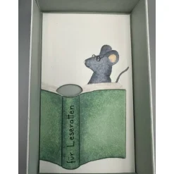 Originelles Geschenk für Leseratten – Handgemalte Geschenkbox für Buchliebhaber