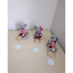 Originelles Mäuse Geldgeschenk zu Weihnachten – Unikat Mausefalle kreativ dekoriert