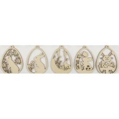 Osteranhänger aus Sperrholz – Handgefertigte Holzdeko für Ostern