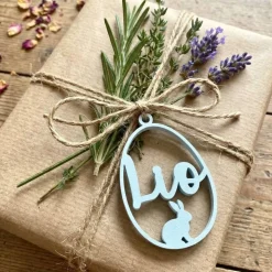 Osteranhänger personalisiert mit Namen – 3D gedruckte Osterdeko für Zweige, Körbchen & Geschenke