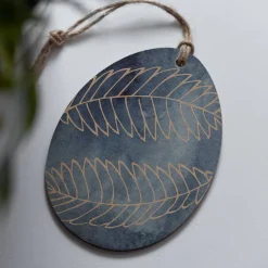 Osteranhänger Set *Floral Blush* aus Holz / Holzeier mit floralen Motiven als Osterdeko oder Geschenkanhänger