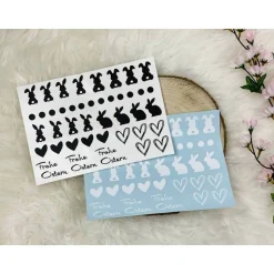 Osteraufkleber, Oster Sticker, Frühlingssticker, Ostern, Plott Ostern, Sticker für Ostereier ca. 29 Stück + Punkte