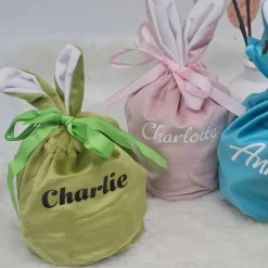 Osterbeutel für Eiersuche, Osternest, personalisiert, Ostergeschenk für Kinder,  zum Befüllen