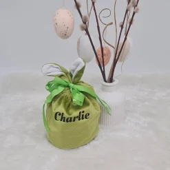 Osterbeutel für Eiersuche, Osternest, personalisiert, Ostergeschenk für Kinder,  zum Befüllen