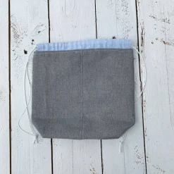 Osterbeutel Hase Stoffbeutel mit langen Ohren & Teddyplüsch – Geschenkverpackung Ostern