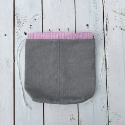 Osterbeutel Hase Stoffbeutel mit langen Ohren & Teddyplüsch – Geschenkverpackung Ostern