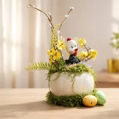 Osterblumenvase - Osterdekoration - Dekoblumen - Osterei