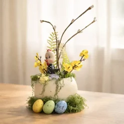 Osterblumenvase - Osterdekoration - Dekoblumen - Osterei