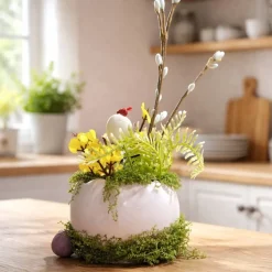 Osterblumenvase - Osterdekoration - Dekoblumen - Osterei