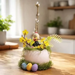 Osterblumenvase - Osterdekoration - Dekoblumen - Osterei