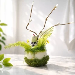 Osterblumenvase - Osterdekoration - Dekoblumen - Osterei