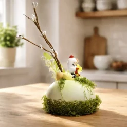 Osterblumenvase - Osterdekoration - Dekoblumen - Osterei