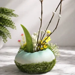 Osterblumenvase - Osterdekoration - Dekoblumen - Osterei