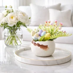 Osterblumenvase - Osterdekoration - Dekoblumen - Osterei