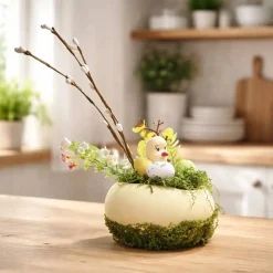 Osterblumenvase - Osterdekoration - Dekoblumen - Osterei