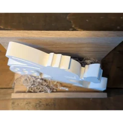 Osterdeko | Hase mit Osterei und Schmetterling | Dekoration | Osterhase | Geschenkset | Raysin | weiße Dekoration