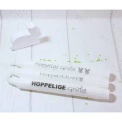 Osterdeko * Osterkerze * Gastgeschenk * Geschenkidee Ostern * Osterhase