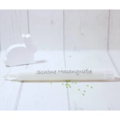 Osterdeko * Osterkerze * Gastgeschenk * Geschenkidee Ostern * Hasengrüße