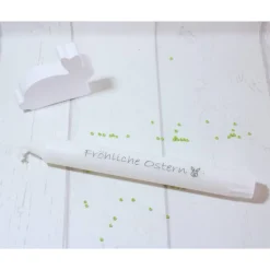 Osterdeko * Osterkerze * Gastgeschenk * Geschenkidee Ostern * Osterhase