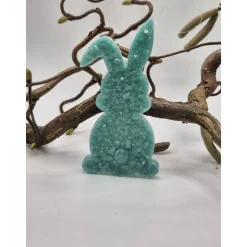 Osterdeko 4er Set kleine Hasen Mint