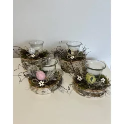 Osterdeko Frühlingsdeko Ostergesteck