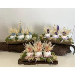 Osterdeko Ostergesteck Deko Trockenblumen