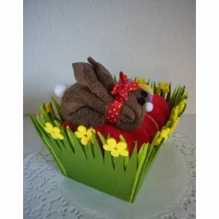 Osterdeko Osterkörbchen Osterhase Ostereier Ostergeschenk Hase Geschenk Ostern
