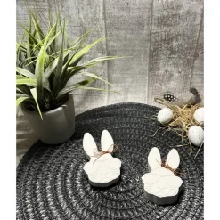 Osterdeko Raysin coole Osterhasen mit Schleife Hase Homedekor Figur kl. Aufmerksamkeit Geschenkidee Männer Mitbringsel