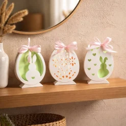 Osterdekoration - 3-er Set - Ostereier