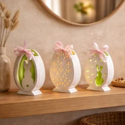Osterdekoration - 3-er Set - Ostereier