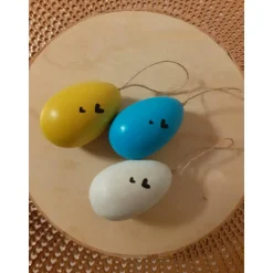 Osterei | Holz | Holzeier | Ostern | Dekoration | Osterstrauch | Geschenk