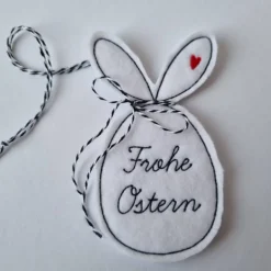 Osterei aus Filz mit 