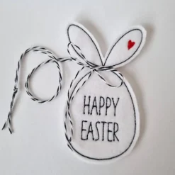 Osterei aus Filz mit 