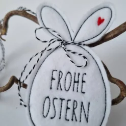 Osterei aus Filz mit 